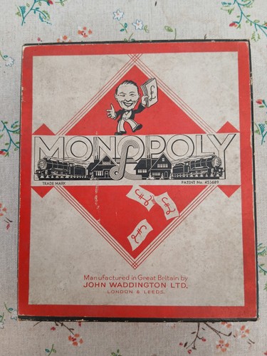 Vintage monopoly game john - game,