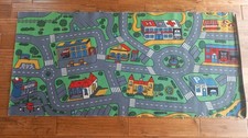 Kids road play mat - police stations, fire stations, houses, airports 96x200cm