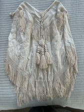 Edwardian Antique Shawl, Silk