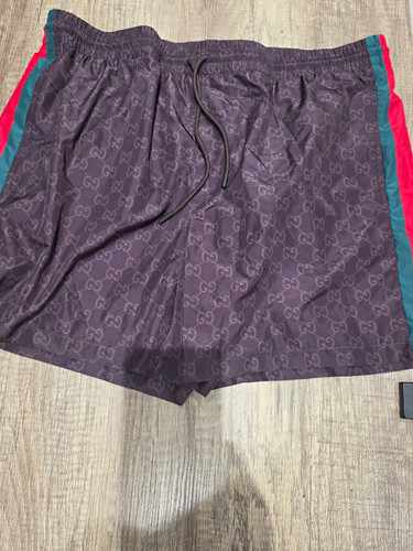 Gucci logo print swim - logo,