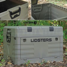 XL Lidsters Pro Storage Box 90L Carp Sea Fishing Tackle Gear Foldable Outdoor