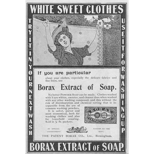 Borax extract soap - extract, of