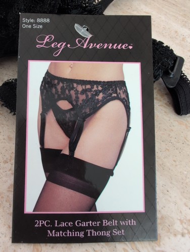 Sexy black lace garter - sexy, &
