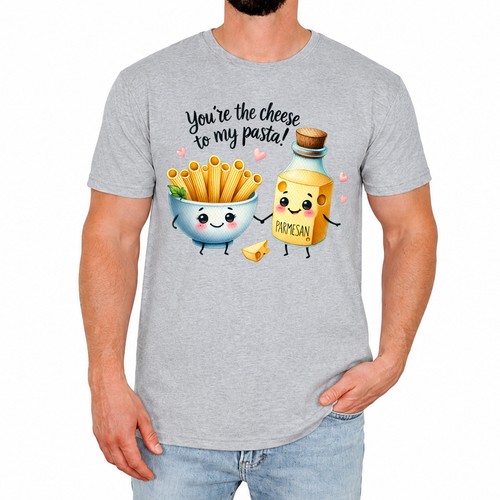 Funny pasta and cheese - and, mens