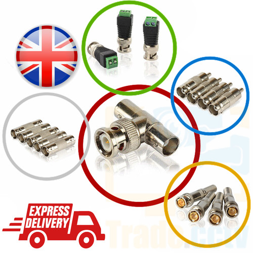 Cctv connectors bnc coax - cctv, crimp