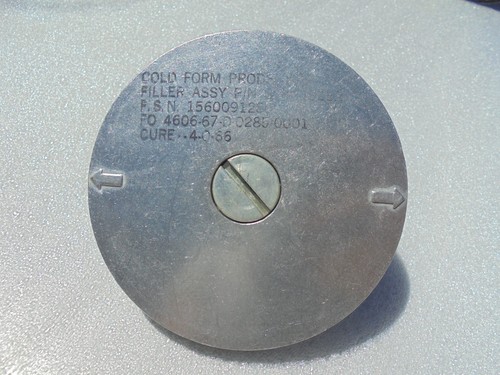 Vintage aircraft fuel - cap,