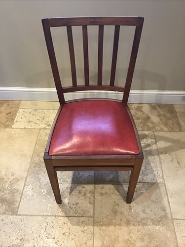 Vintage slatted chair - chair,