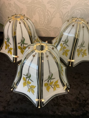 Vintage panelled glass - 3, 6