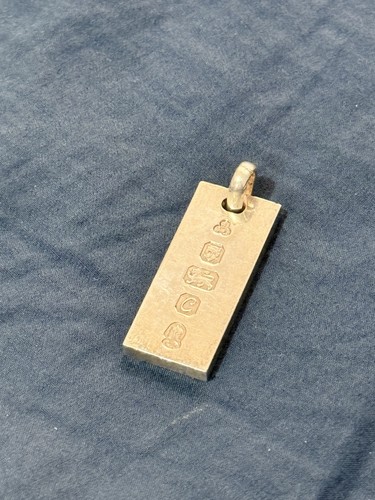 Vintage sterling silver ingot