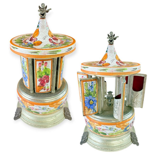 Reuge swiss carousel music box - reuge,