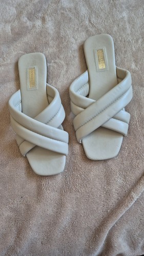 Beige slip sandals - slip, by