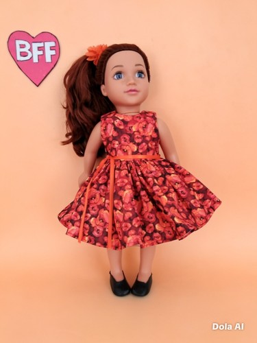 Dolls clothes flower - 18",