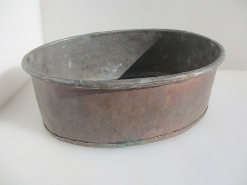 Victorian copper pan - copper,