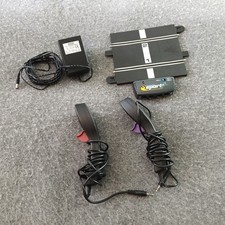 Scalextric Sport Powerbase Track. C8217 & C912 Adaptor & 2 Throttles Controllers