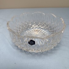 Vintage Stunning Stuart Lead Crystal Cut Glass Bowl. Fruit / Trifle.    (B49)