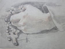 Antique C18th Old Master Drawing, Carlo L?