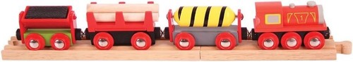 Bigjigs wooden train railway - bigjigs,