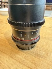Samyang 100mm f/2.8 T3.1 VDSLR II Cine Lens for Canon EF Mount with Macro- Black