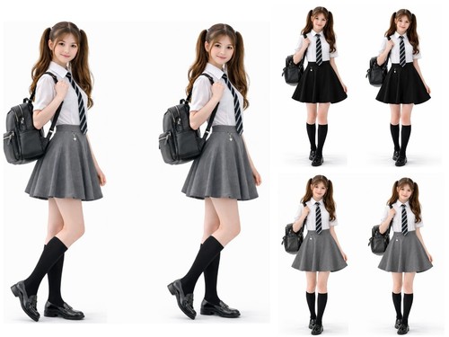Girls line school - a-line,