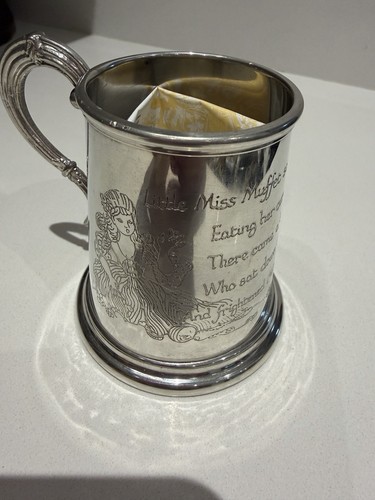 Pewter child tankard - pewter,