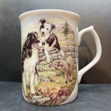 Vintage Sheepdog & Puppy &