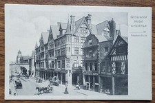 Grosvenor Hotel, Chester Vintage Advertising Postcard