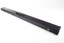 Britannia Plain Black Wide 3/4 Jointed Pool / Snooker Cue Case - Can Hold 2 Cues