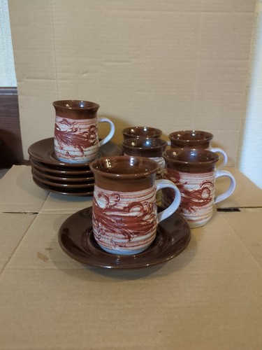 Set skegness pottery cup - skegness,