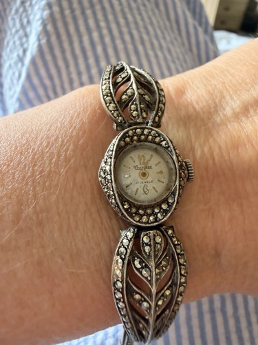Marcosite 1920s ladies watch - 1920s,