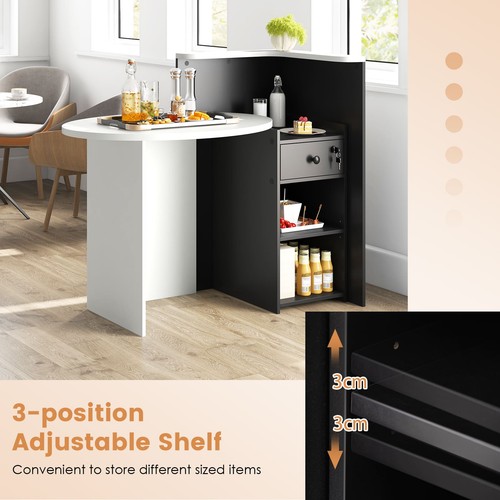 Lockable drawer reception desk - drawer,