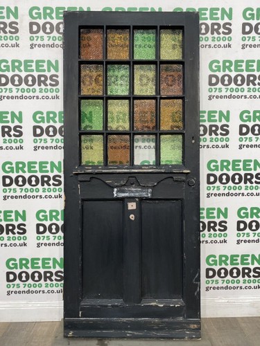 Stained glass front door - glass,
