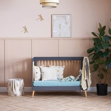 Obaby maya mini cot - bed, slate