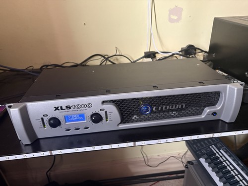 Crown xls1000 amplifier - crown, pa