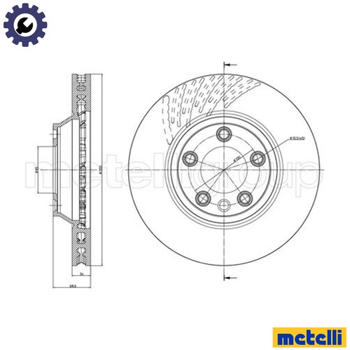 Brake disc 0882c for - disc,