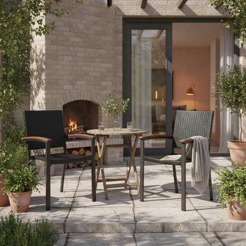 Rattan garden chairs set - chairs, of