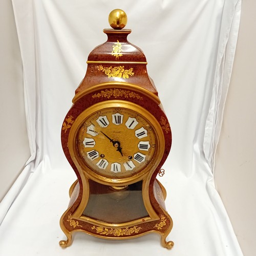 Zenith mantel clock burgundy - zenith,