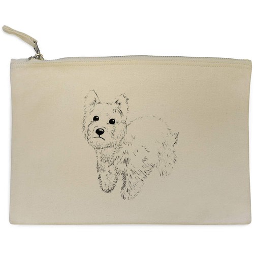 Westie dog canvas - dog',