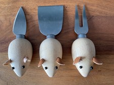 Cheese Knife Set Of 3 Wood