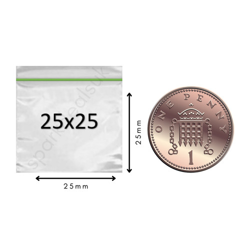 100 small zip - zip, clear