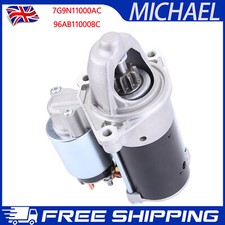 10Teeth Starter Motor Fits Ford Fiesta 1.25 1.4 1.6 Ti 2008 2009-2017 Petrol UK