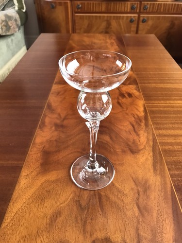 Clear glass thin stemmed - glass,