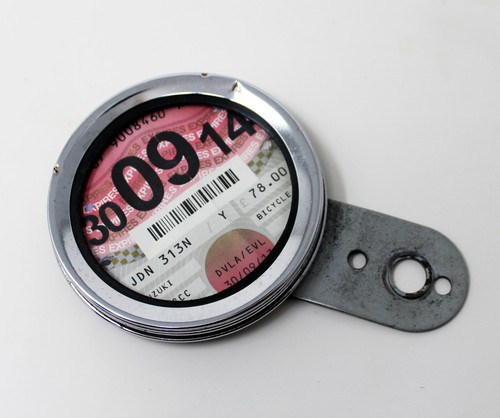 Vintage motorcycle tax - vintage,