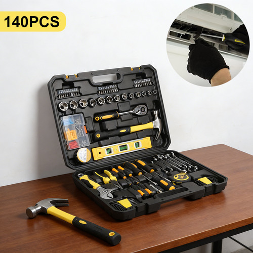 140pcs hand tool kit set - 140pcs,