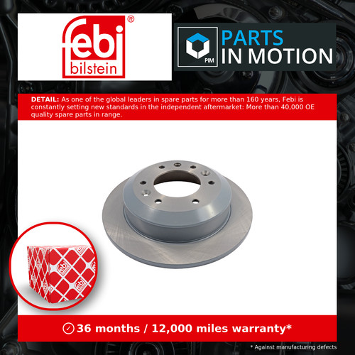 Brake discs pair - solid, fits