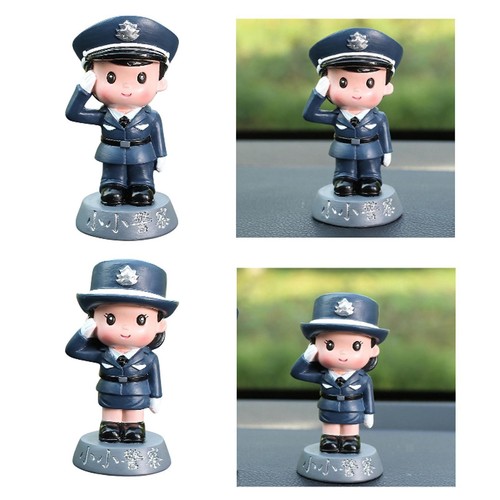 Police figure statue - figure, miniature
