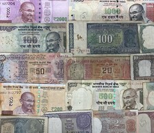 Indian rupee banknotes - indian,
