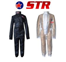 STR Kids Waterproof Wet Weather Driving Rain Suit Circuit Racing Go Kart Clear