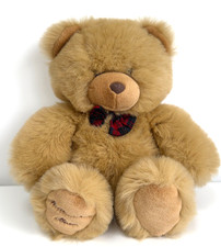 Debenhams Millennium Bear 2000 Metro Toys 13" Teddy Tartan Bow Tie Immaculate