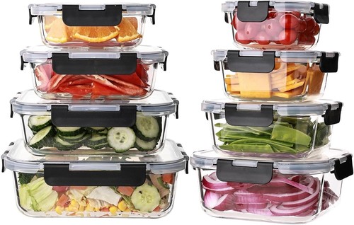 Wells packs glass food - 8-packs,