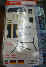 GRAUPNER 4468.99 DECAL SHEET FOR THE NH-90 TURBINE HELICOPTER DECAL SHEET